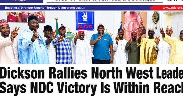 Cover image for Dickson Rallies North West Leaders, Says NDC Victory Is Within Reach