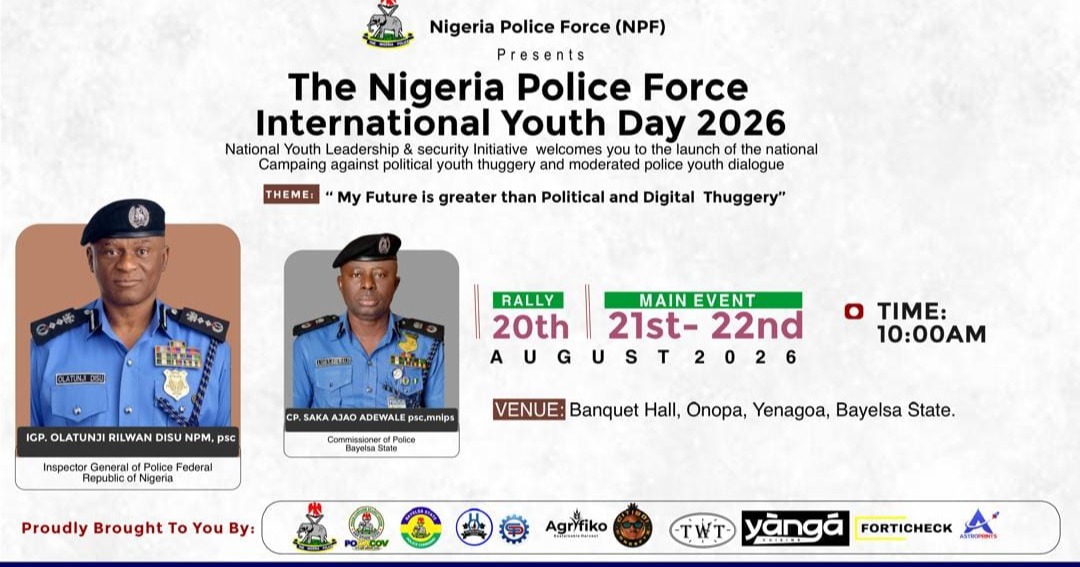 BAYELSA STATE POLICE COMMAND COMMEMORATES INTERNATIONAL YOUTH DAY 2026, ROLLS OUT THREE-DAY POLICE–YOUTH ENGAGEMENT PROGRAMME