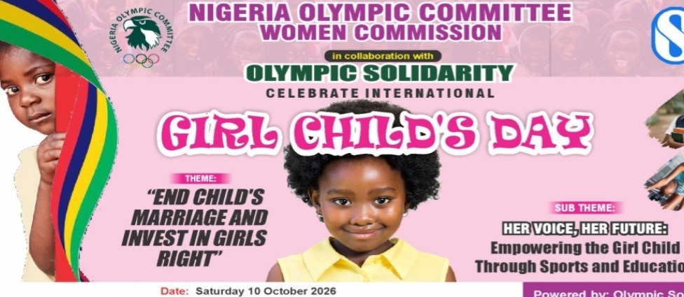 NOC Women Commission to Round Off 2026 Programme with Girl-Child Celebration, Inclusive Journalism Seminar