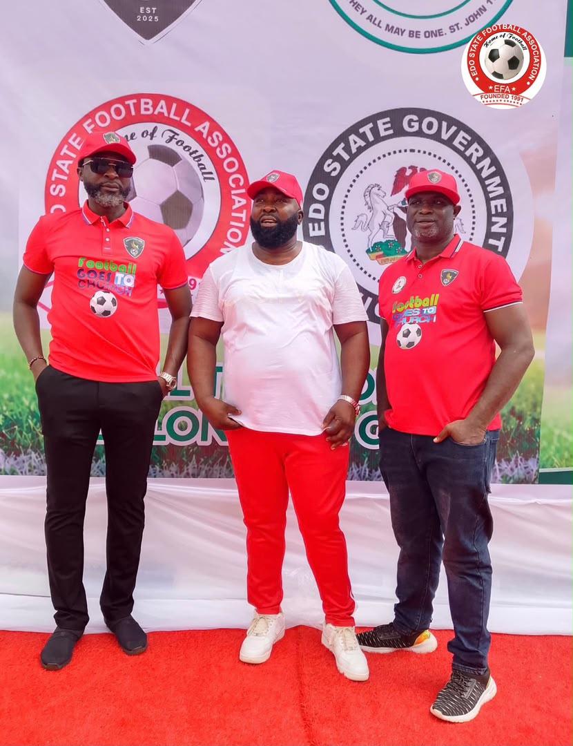 Edo FA Chairman Hails Christian Football League Over Successful Launch of “Football Goes to Church” Campaign