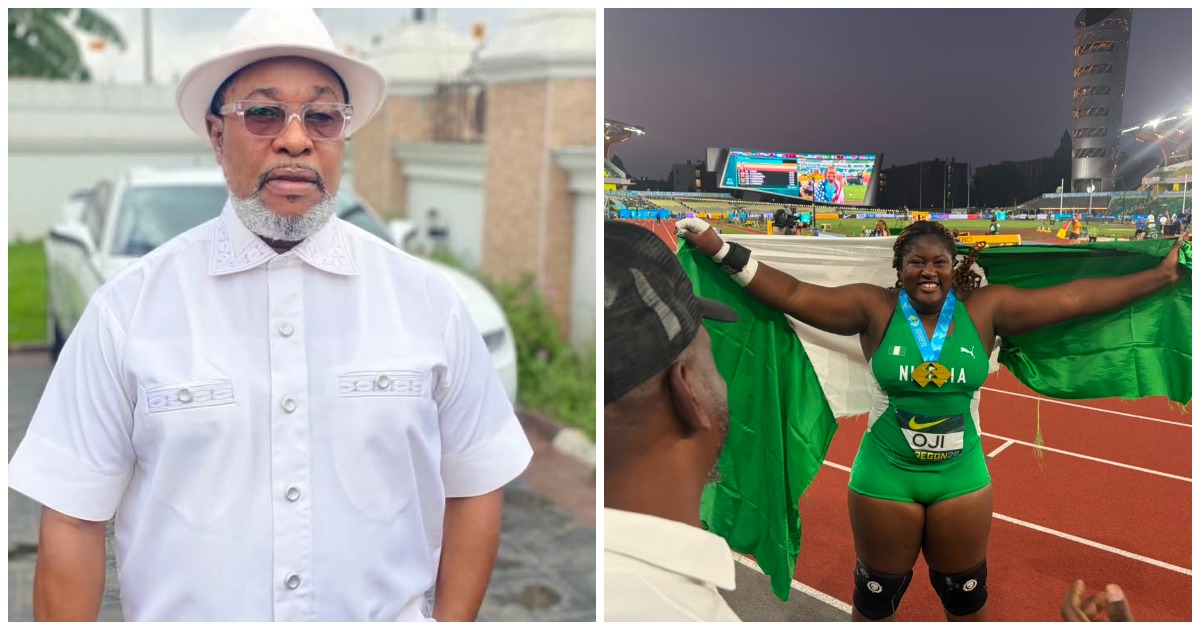 Cover image for Okowa Hails Jessica Oji's Historic World U20 Gold