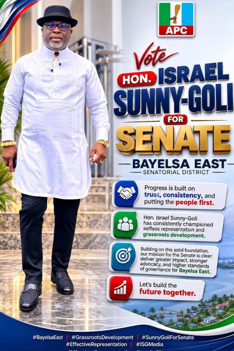 SUNNY-GOLI: FROM POLITICAL GRASSROOTS TO BAYELSA EAST SENATE AMBITION